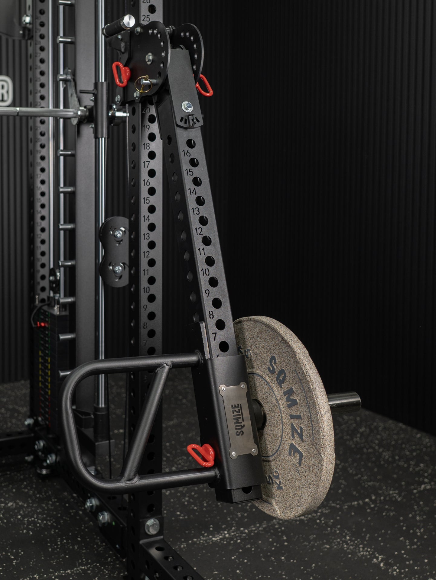 Power Gym Swivel Jammer Arms SQMIZE® PREMIUM BISON SQ-S955-LEQ