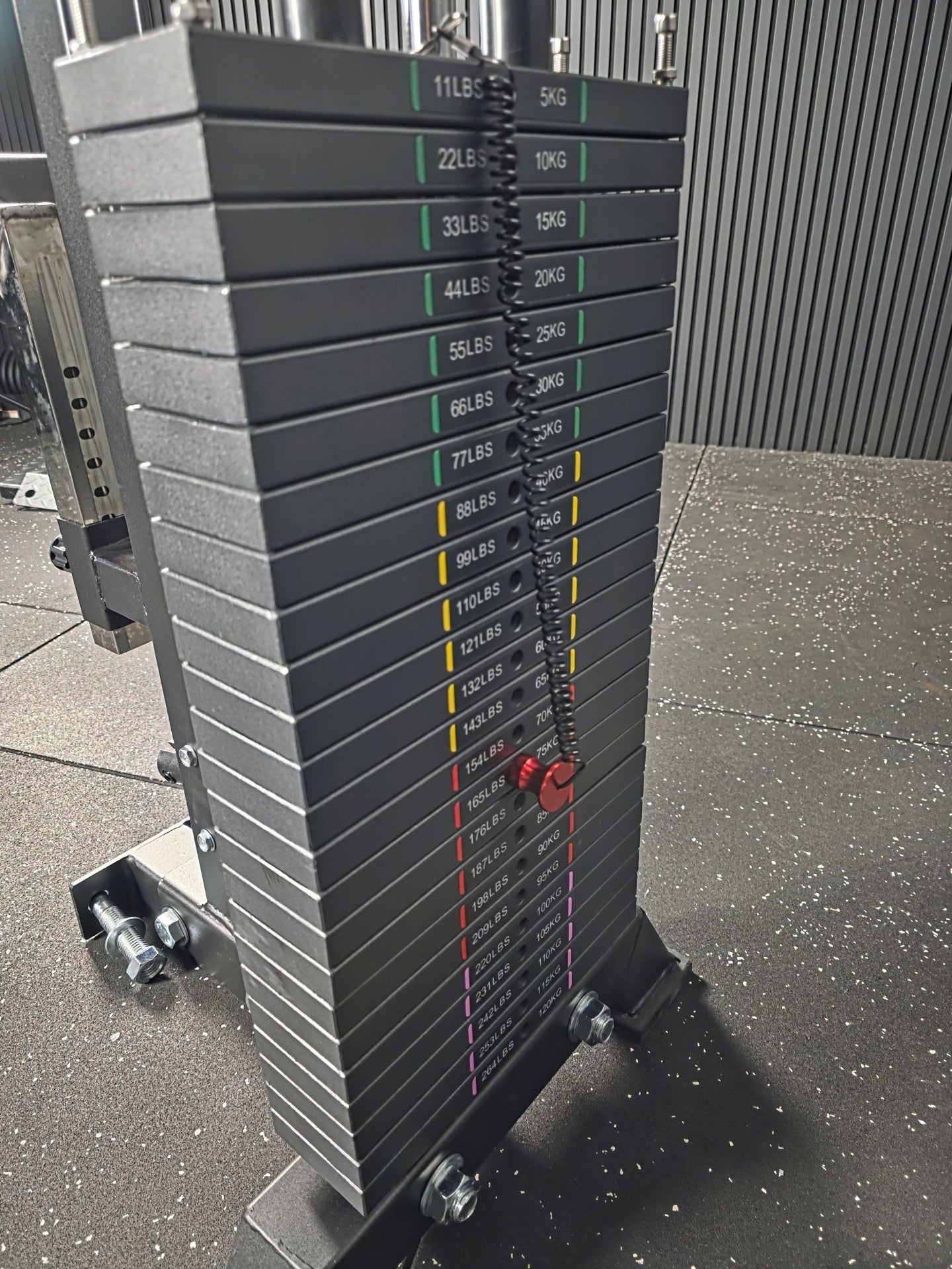 Latzugstation Kit mit 120 kg Gewichtsturm SQMIZE® SQ-S551KIT-120