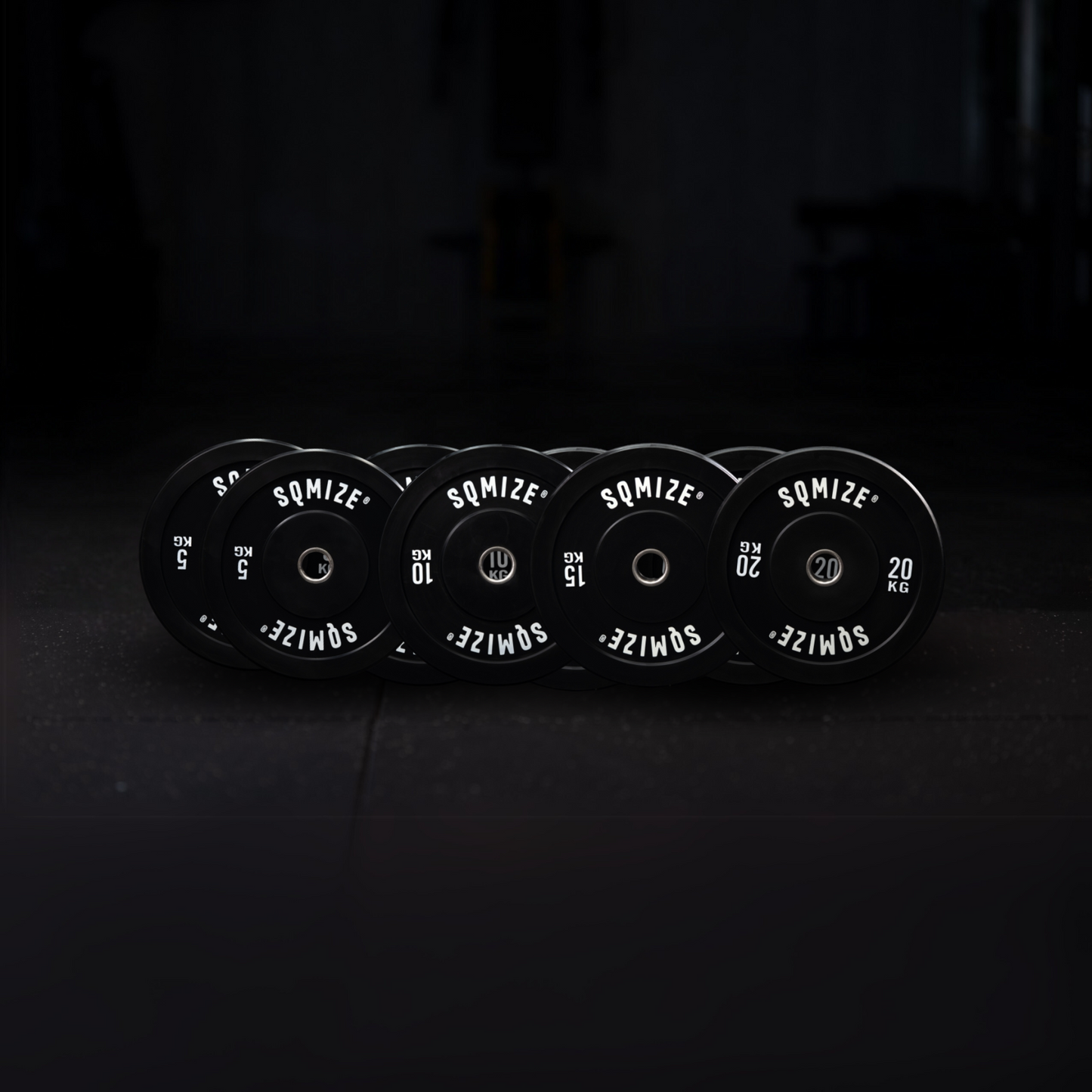 Bumper Plate Professional Series SQMIZE® BBP-XS Set, 70 - 150 kg