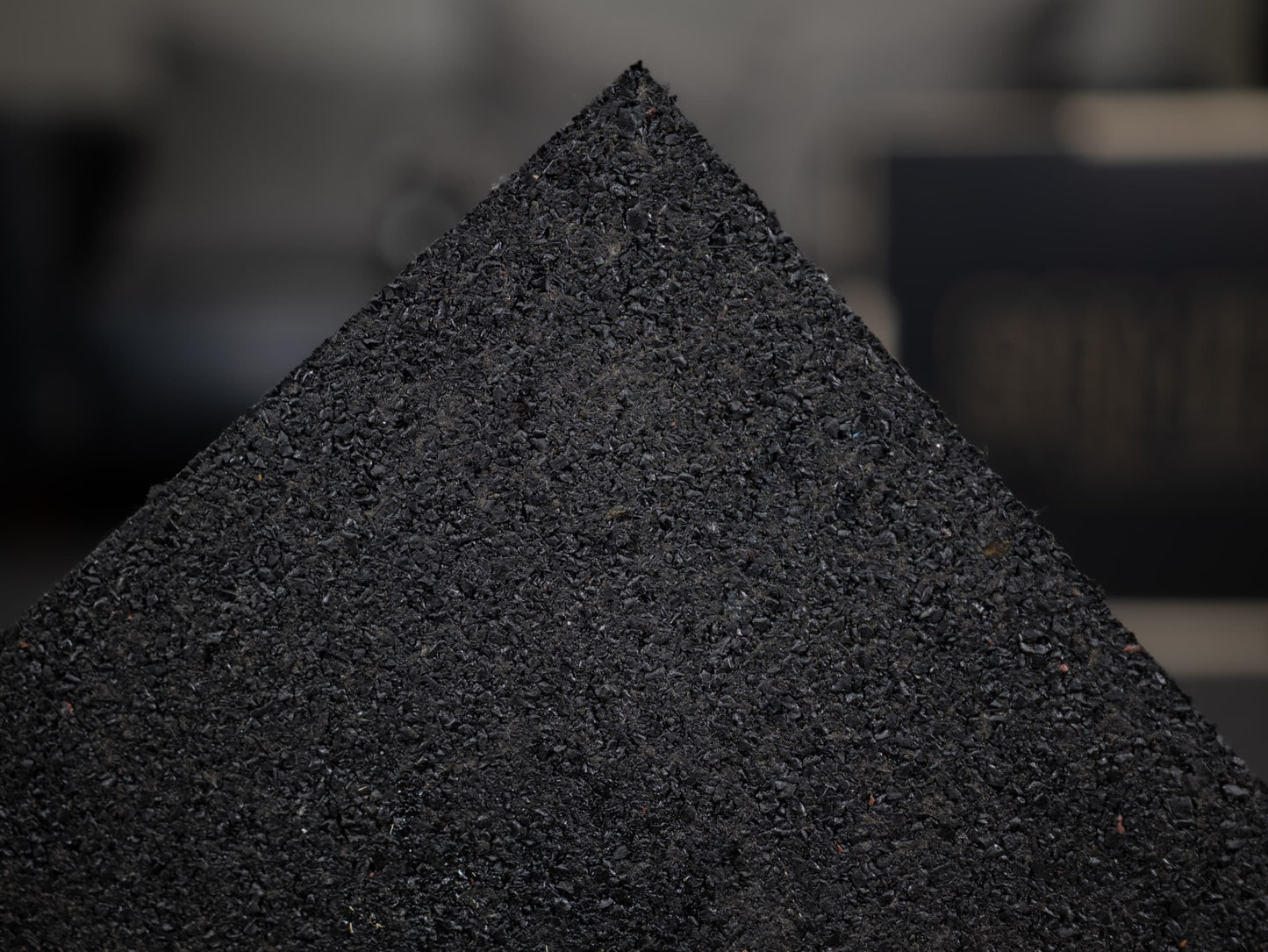 Gym Rubber Mat SQMIZE® GRMB100, 15 - 25 mm schwarz pur (10 Stk.)