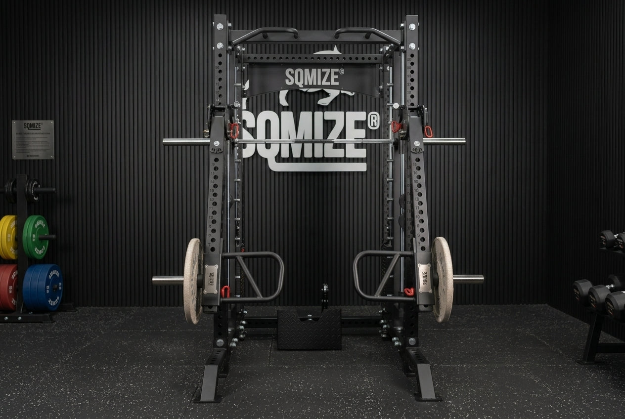 Power Gym Swivel Jammer Arms SQMIZE® PREMIUM BISON SQ-S955-LEQ