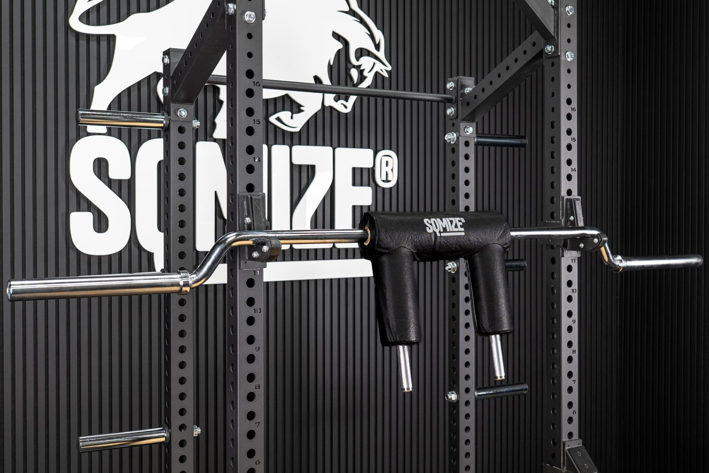 Olympia Safety Squat Bar SQMIZE® OBSB ELITE Q91, Frontgriffe Stahl