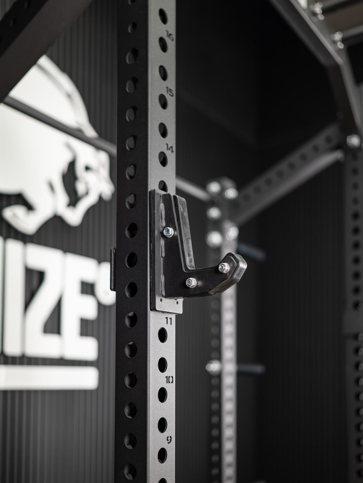 Half Rack mit Weightlifting Platform SQMIZE® ELITE CLUB SQ-R334, Höhe 235 cm