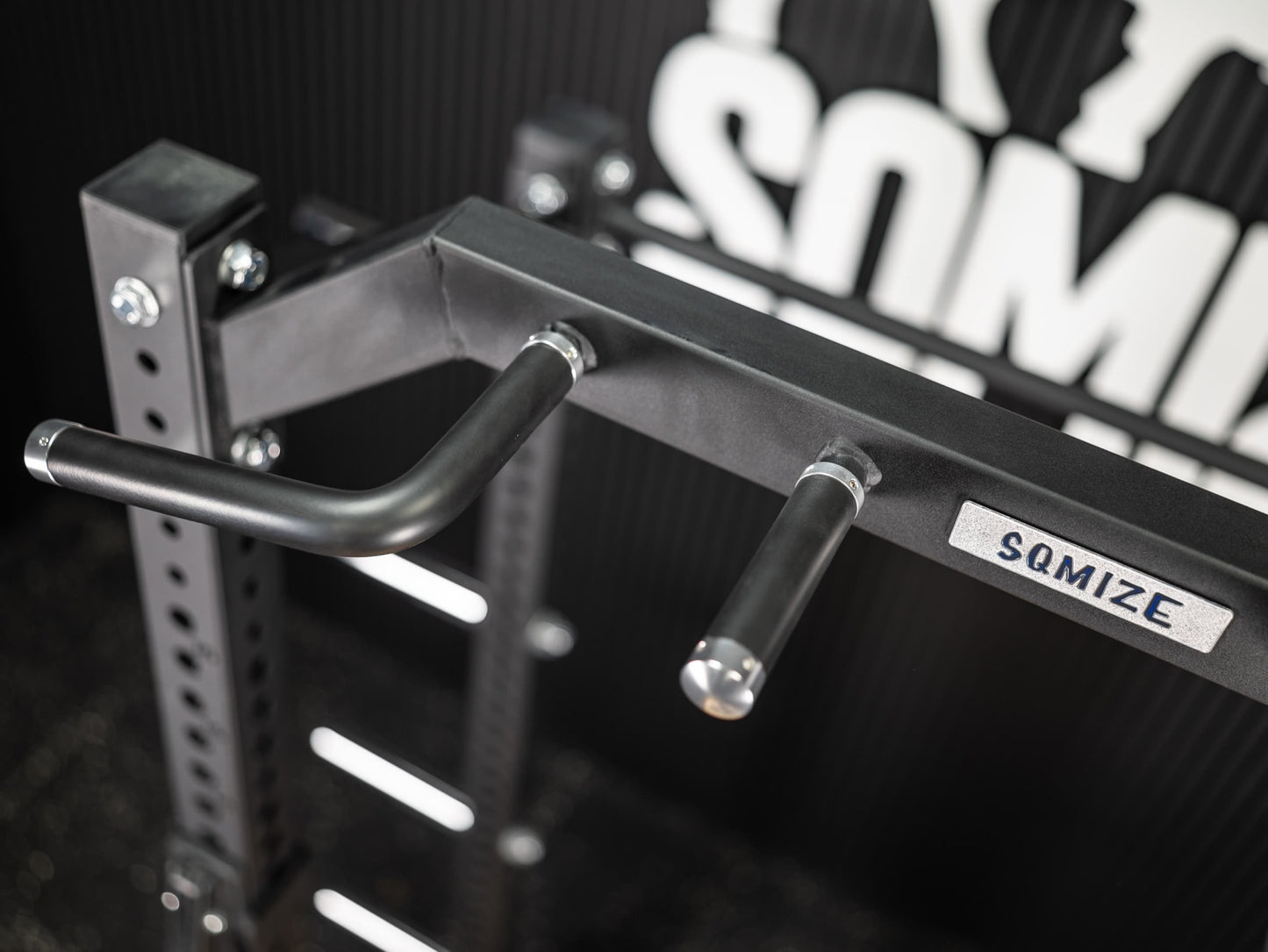 Half Rack mit Weightlifting Platform SQMIZE® ELITE CLUB SQ-R334, Höhe 235 cm