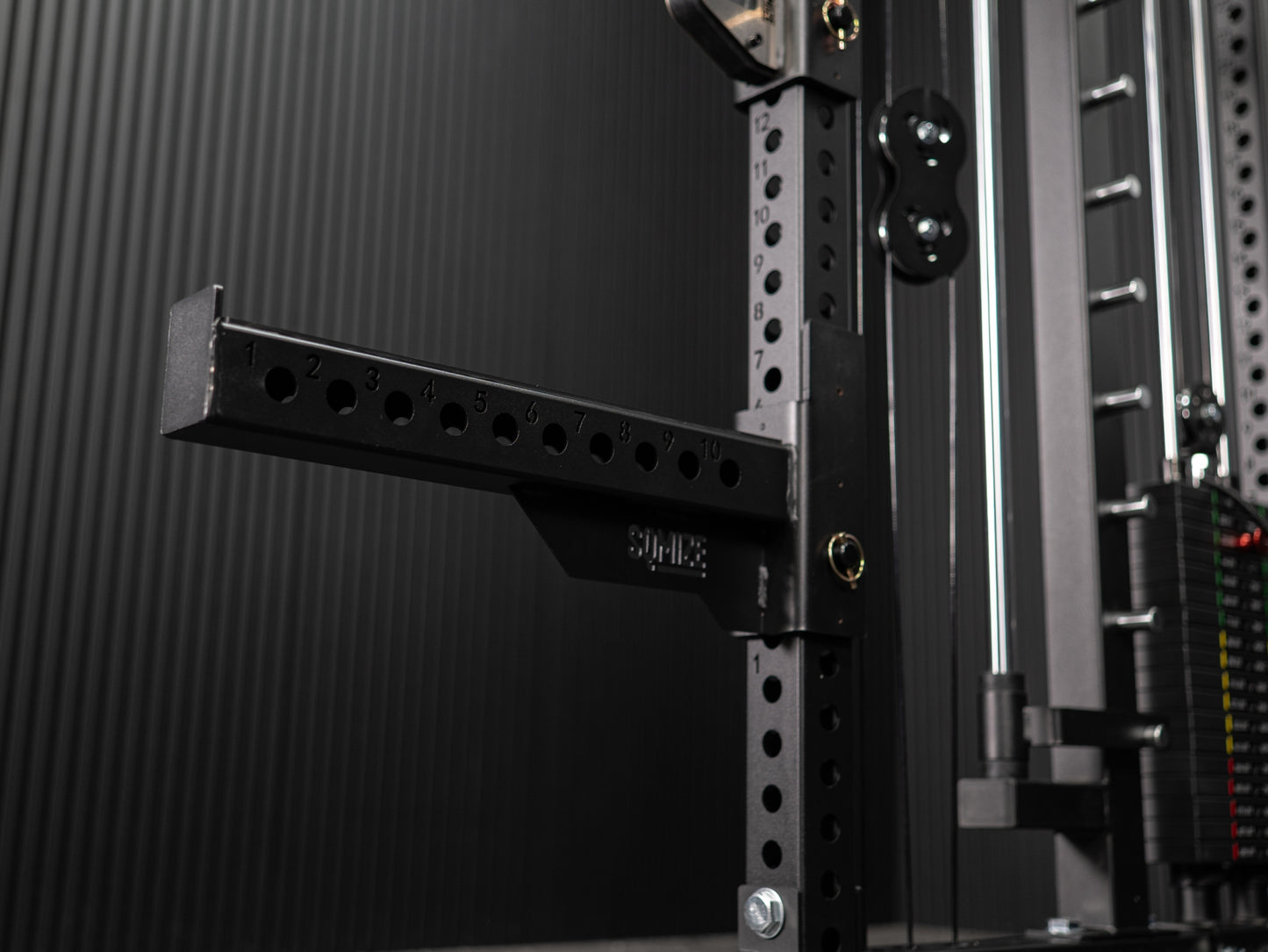 Super Tri Power Rack Gym SQMIZE® PREMIUM BISON SQ-S900RSR
