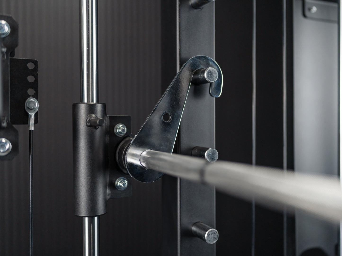 Tri-Power Gym SQMIZE® PREMIUM BISON SQ-S981-90, Kabelzugstation, Multipresse & Half Rack, Höhe 226 cm