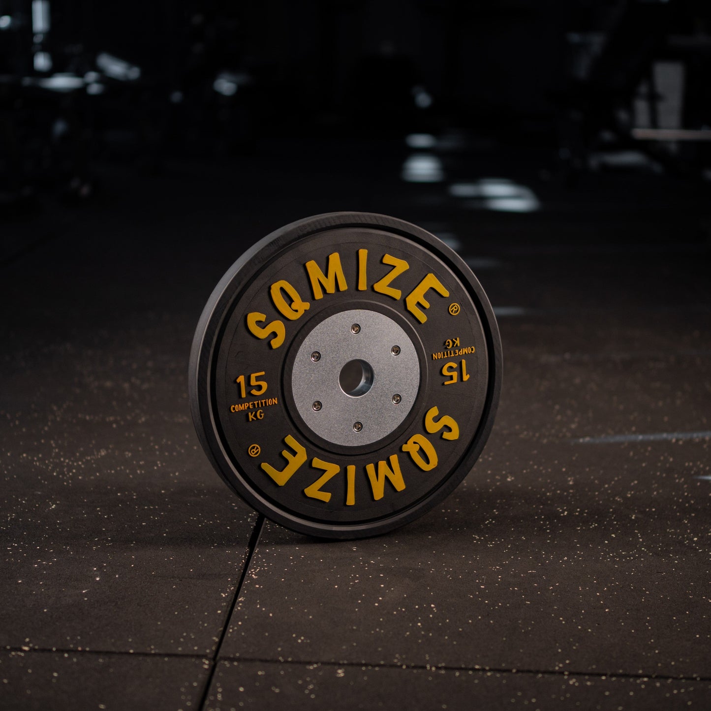 Premium Bison Black Competition Bumper Plate SQMIZE® V-CompBP, 5 - 25 kg www.simpleproducts.at 15 kg 