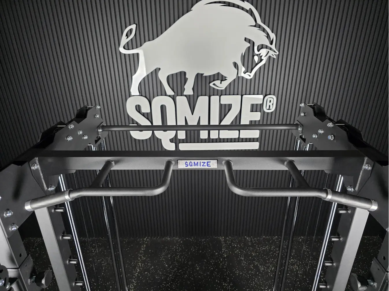 All-in-One Rack Station SQMIZE® ELITE CLUB SQ-R356, Power Rack, Linear Smith & Kabelzugstation, Höhe 210 cm